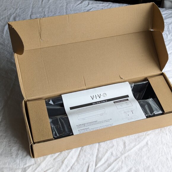 NIB VIVO Under Desk Cable Management tray DESK-AC06-1C metal office storage - Picture 8 of 10